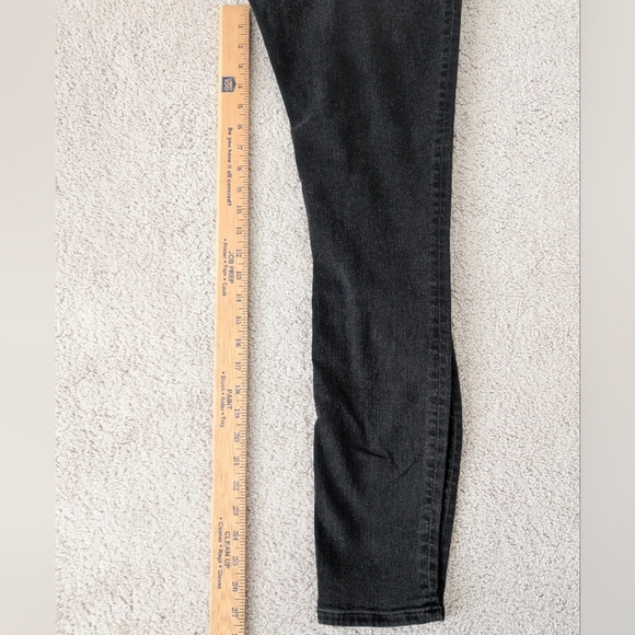 Madewell Curvy Roadtripper Supersoft Skinny High Rise Denim Jeans Size 26 Black - Picture 10 of 10